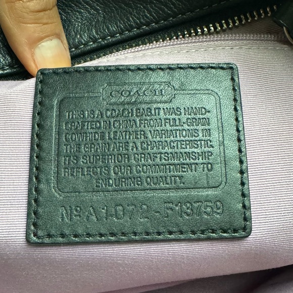 Coach Black Leather East West Gallery Tote - Picture 3 of 8